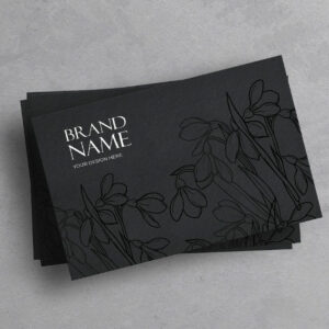 Custom materials business cards